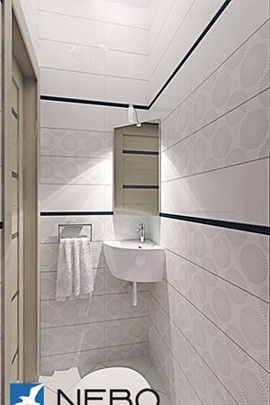 Дизайн интерьера туалета - фото