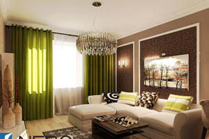 Дизайн интерьера гостиной комнаты - фото