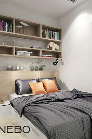 Дизайн интерьера маленькой комнаты - фото