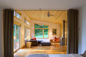 Дизайн интерьера деревянного дома
